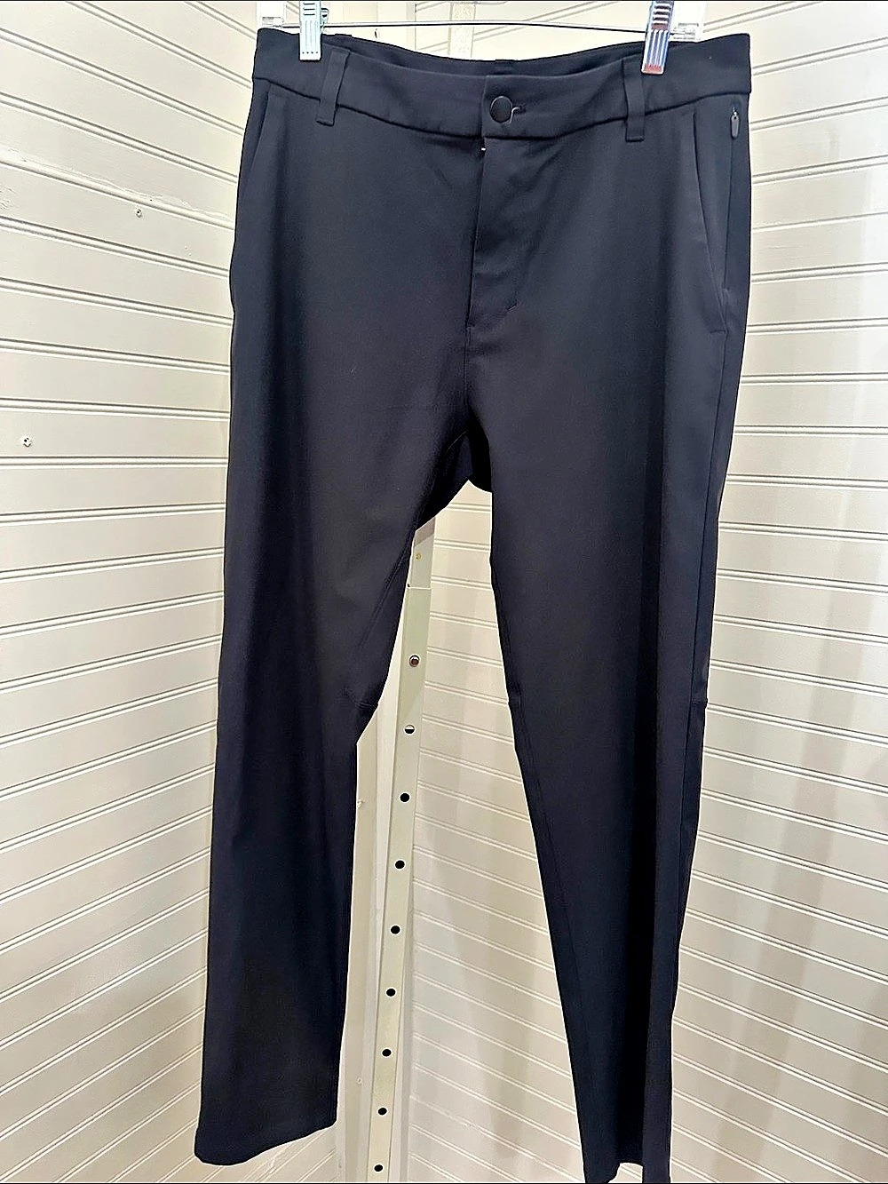Lululemon Slim-Fit Trouser Men's Black Pants 32